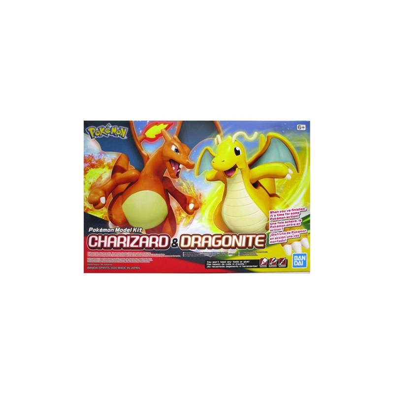 Charizard and Dragonite Model Kit by Bandai Hobby