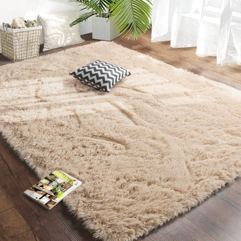 Generico Alfombras Peludita Tipo Shaggy 200x300 Cm Beige