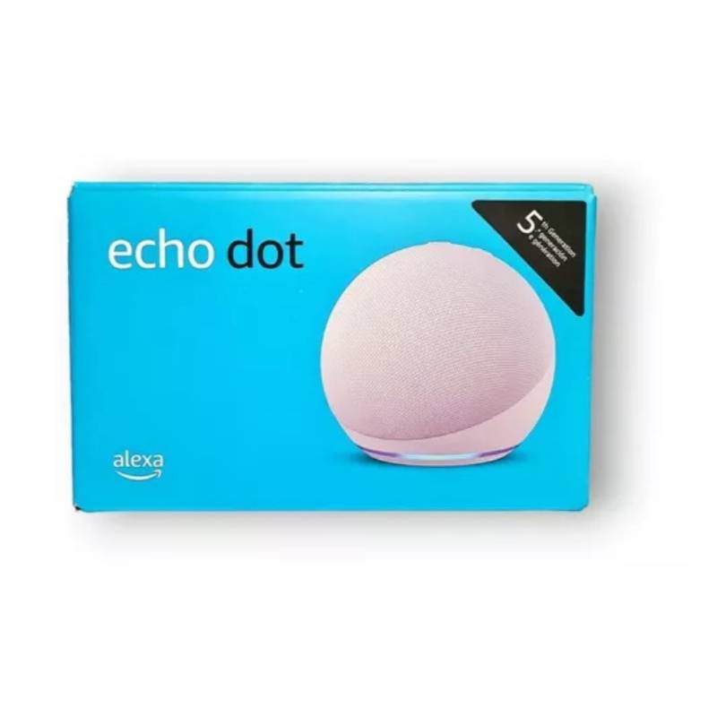 Echo Dot 4 Parlante Inteligent Con Reloj Alexa Blanco