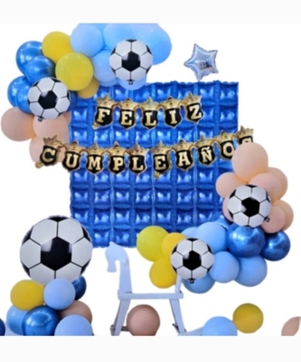 GENERICO Decoración Cumpleaños Temática Futbol