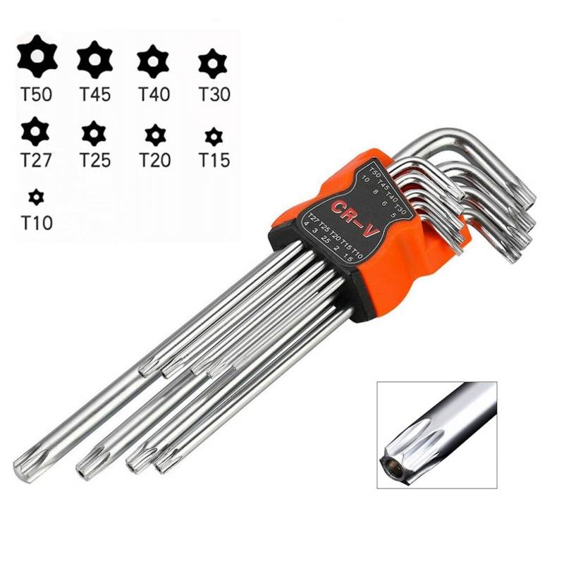 Set de 9 llaves Torx de T50 a T10 de CR-V - Guatemala