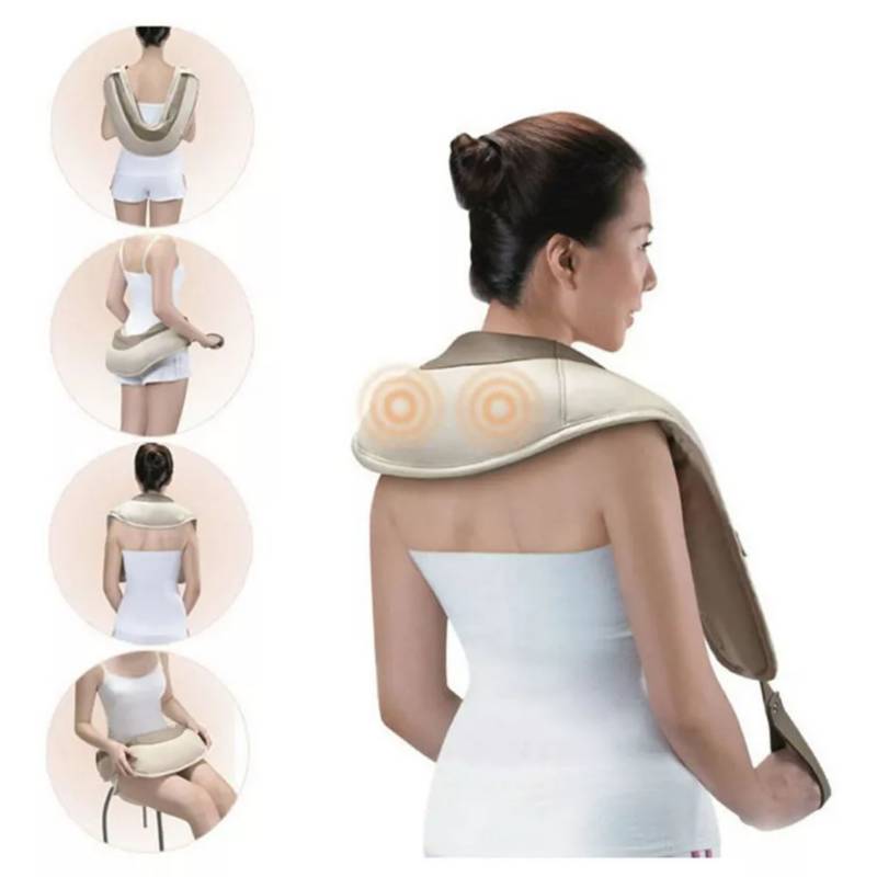 Shiatsu Masajeador de Espalda Cuello y Hombros con Calor - Masaje Cervical  con R 