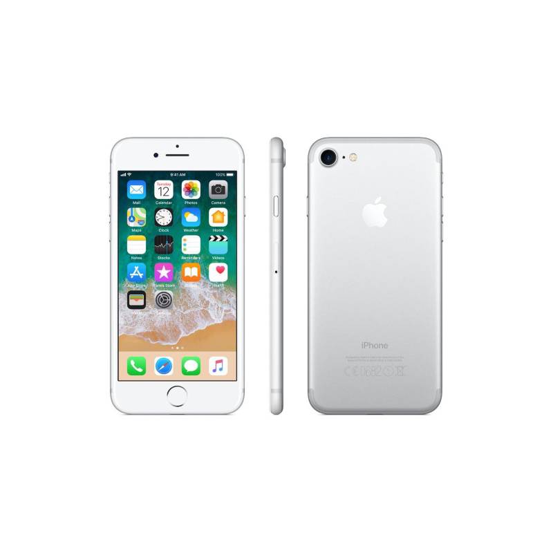 APPLE - iPhone 7 (Silver) - Open Box