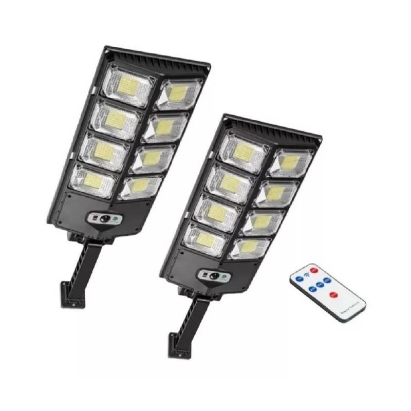 Focos Solares Potente Led 2 Unidades Con Sensor Exterior 50 W