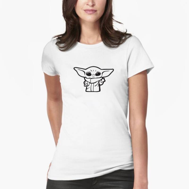 GENERICO Polera Estampado Baby Yoda Mujer falabella