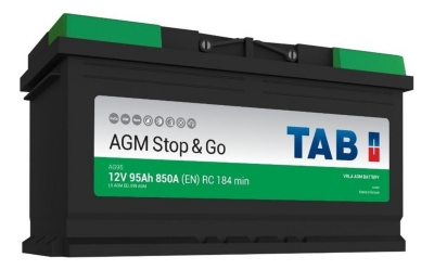 Batería Start Stop TAB AG95 12V 95Ah 850CCA AGM