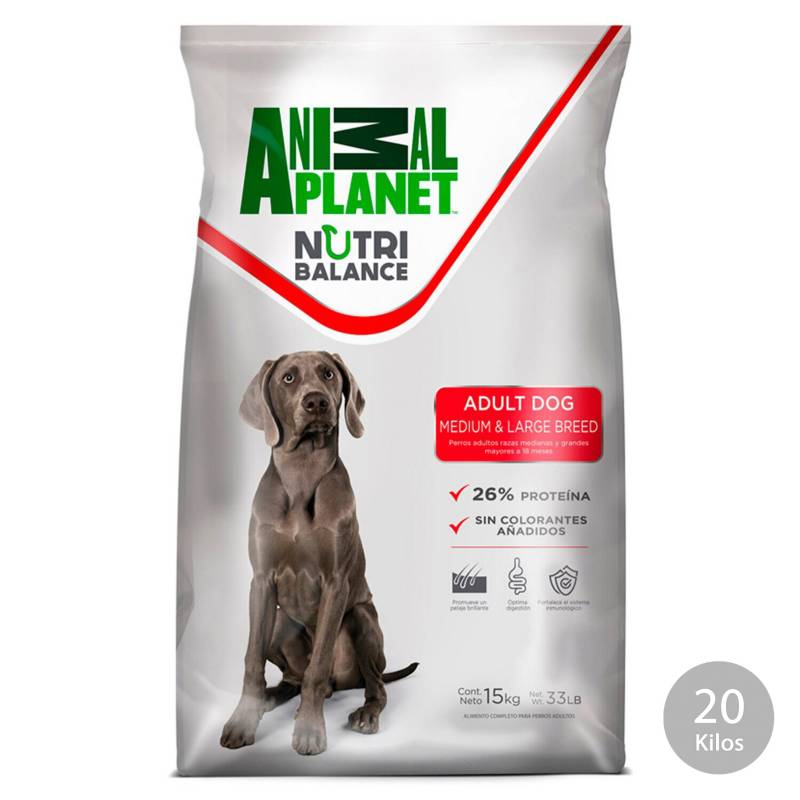 ALIMENTO DE MASCOTAS - Nutribalance Dog Adulto Mediana Grande (20 Kg)