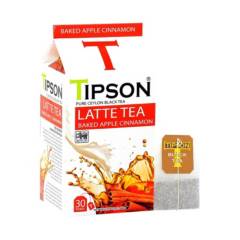 TIPSON - Latte Negro Con Manzana Y Canela 30 Bolsas - Tipson