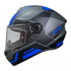 AXXIS - Casco de Moto Axxis Draken S Sonar D7 Azul Mate