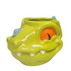 GENERICO - tazón cerámica 3D  Dinosaurio Reptar Rugrats