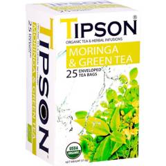 TIPSON - Moringa con Té Verde 25 Bolsas - Tipson