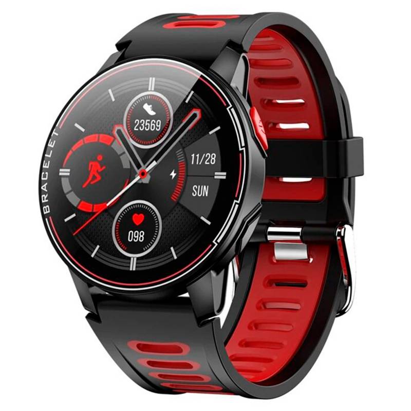 SENBONO - Reloj Inteligente Smartwatch Senbono S20 Rojo