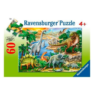 Ravensburger Puzzle Vida prehistórica - 60 piezas