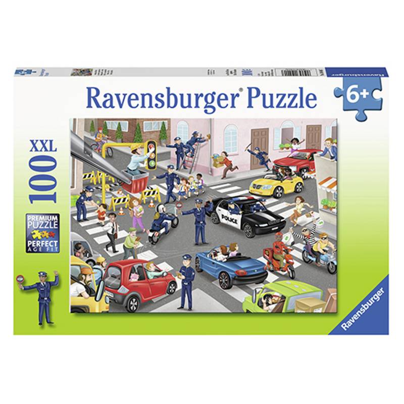 RAVENSBURGER - Caramba Ravensburger Puzzle Xxl Patrulla Policial 100 Piezas