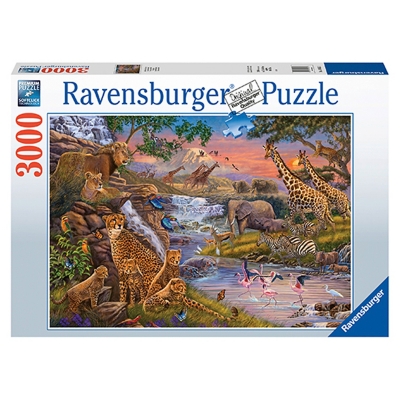 Puzzle Ravensburger El Reino Animal de 3000 Piezas 
