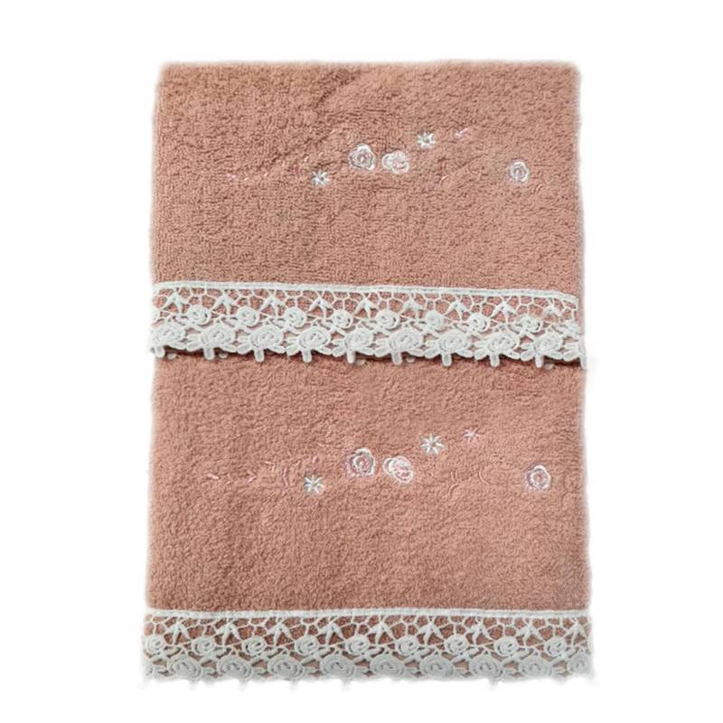 GENERICO toallas de baño toalla de mano microfibra 35x75cm diseño maron