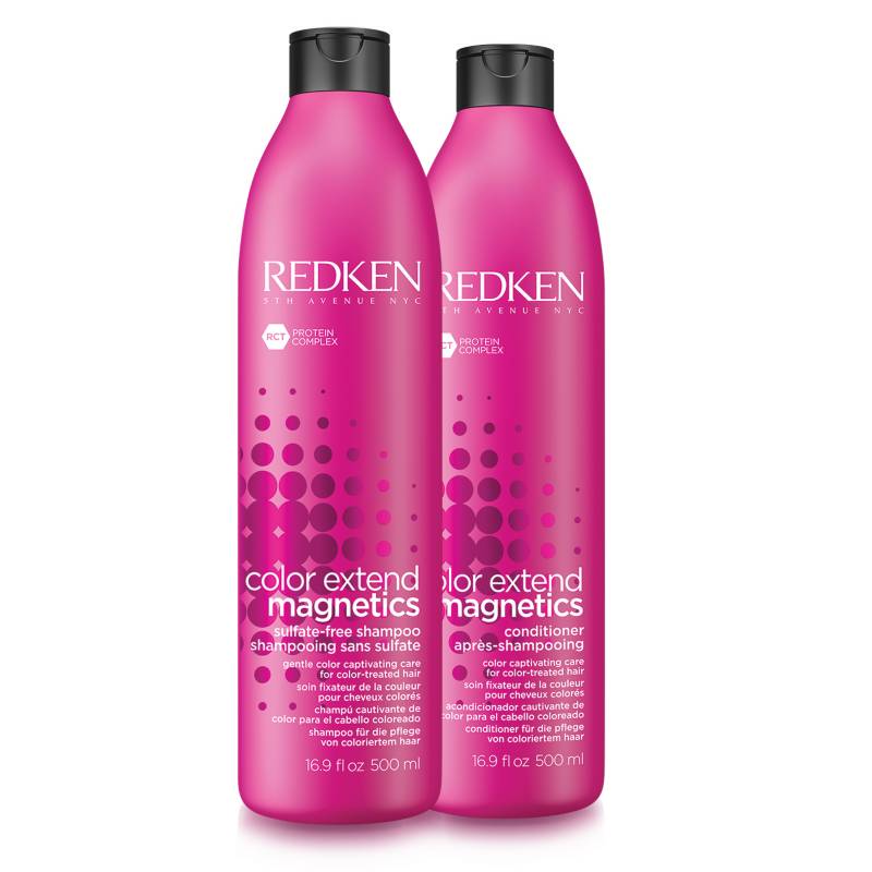 REDKEN - Set Protección Color Extend Magnetics Shampoo 500 ml + Acondicionador 500 ml