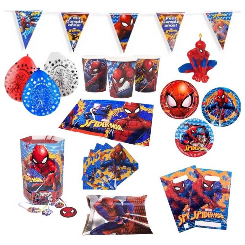  COTILLON ACTIVARTE Pack Cumpleaños Spiderman X