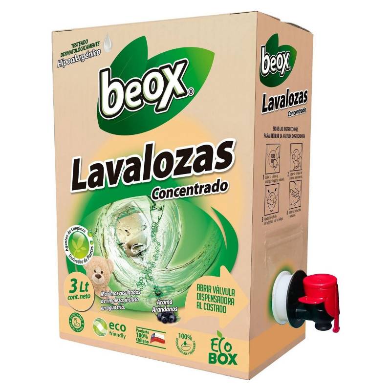 BEOX - Lavalozas Concentrado BEOX ECOBOX 3 Lts