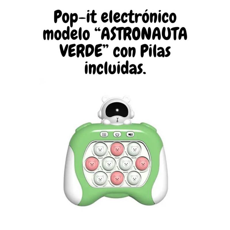 GENERICO Juego Pop It Electrónico Austronautas