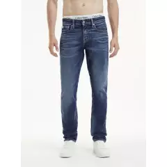CALVIN KLEIN - Jeans Slim 801 Azul Calvin Klein