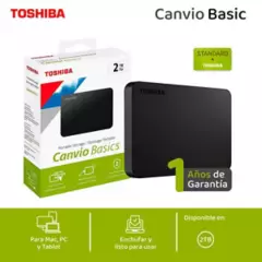 TOSHIBA - Toshiba Disco Duro Externo 4tb Canvio Basics  HDTB540XK3CA