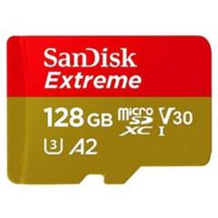 SANDISK - Tarjeta microSD Extreme XC UHS-I SanDisk 128GB