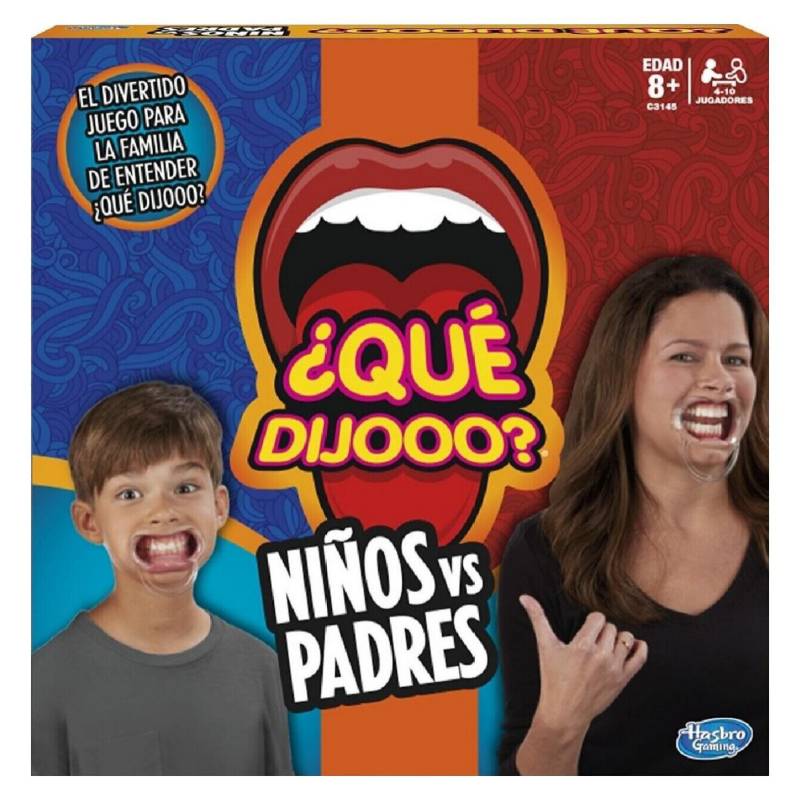 Hasbro - Qué Dijo? Niños V/S Padres - Juego  En Español