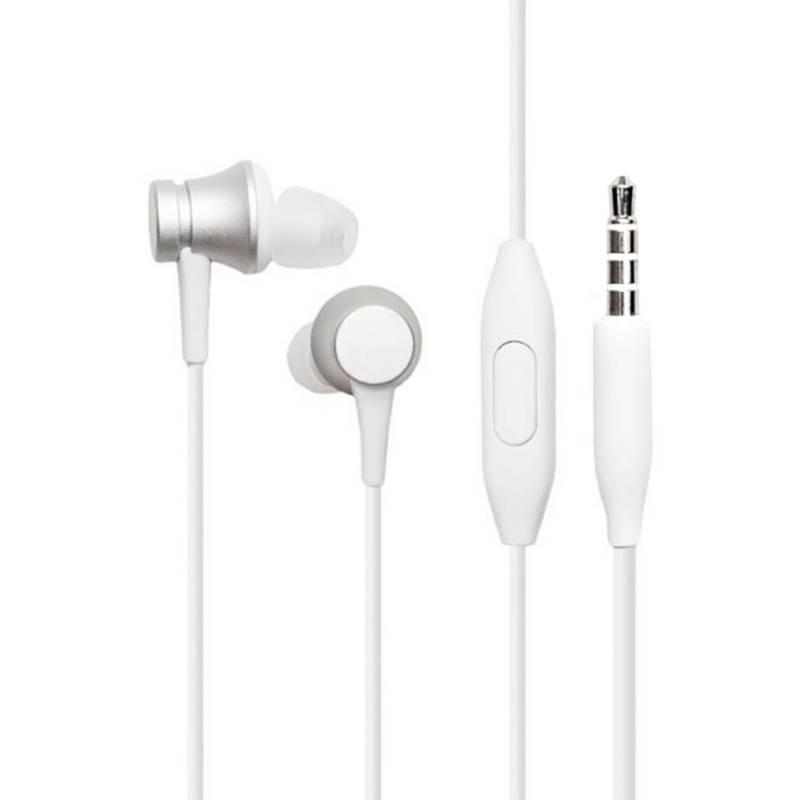 XIAOMI - Xiaomi Audífonos In-Ear Mi Headphones Basic Silver
