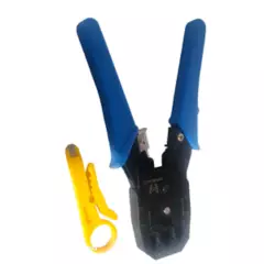 GENERICO - Crimpeadora Profesional Rj45 Rj11  Pela Cable