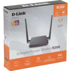 DLINK - Router Wifi D-link 24ghz-300mbps 4-100 1-wan-100 Clickbox