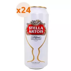STELLA ARTOIS - 24X Cerveza Stella Artois Lata 5° 473Cc