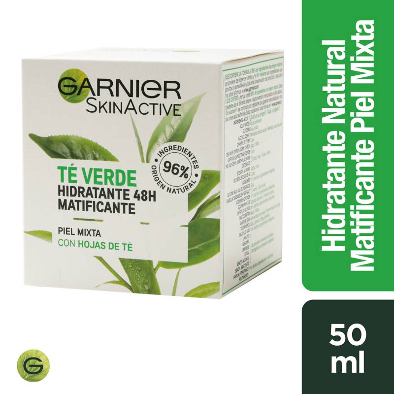 GARNIER SKIN NATURAL FACE_MC - Crema Hidratante Natural Te Verde 50Ml Garnier Skin Natural Face