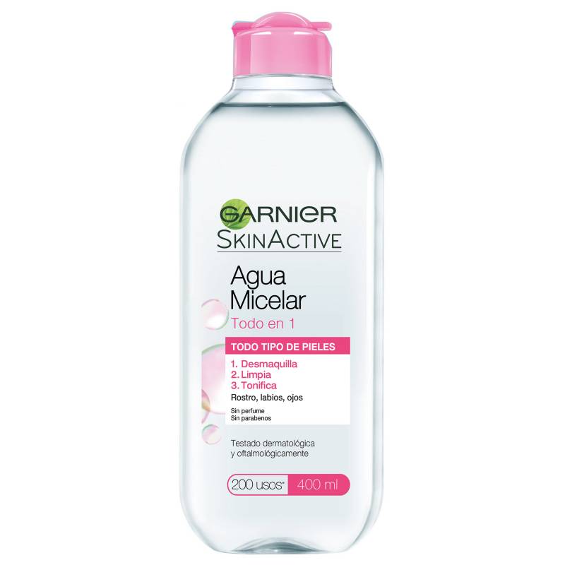 GARNIER SKIN NATURAL FACE - Agua Micelar Todo En 1 400 ml Garnier Skin Natural Face