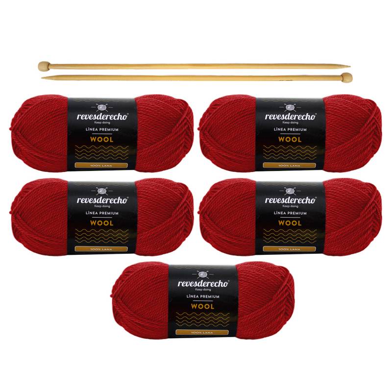 REVESDERECHO - Kit Wool Rojo Italiano
