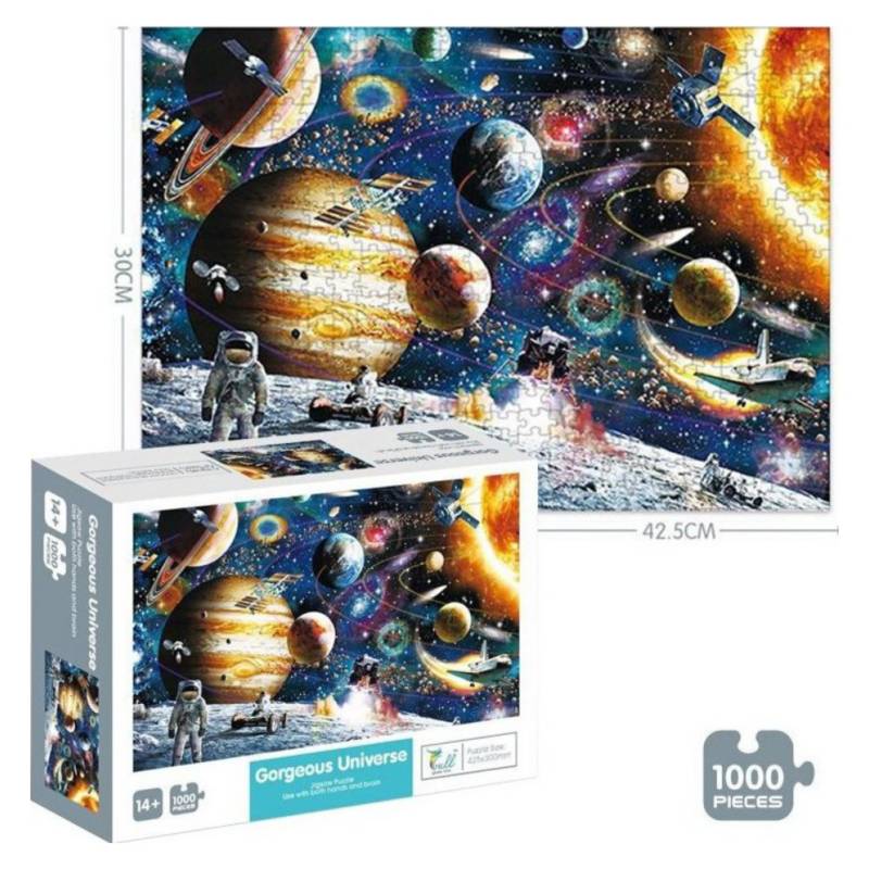 SOFT PLAY - Mini Puzzle 1000Pcs - Gorgeus Universe 43X30Cm