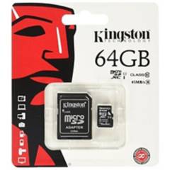 KINGSTON - Tarjeta de memoria microSD 64GB - Kingston