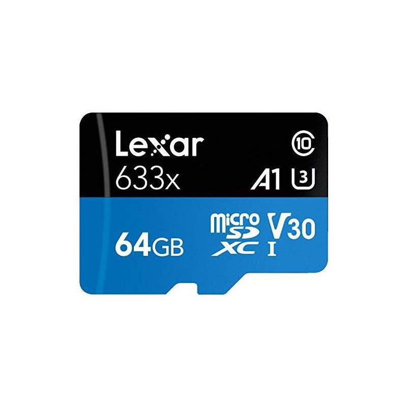 LEXAR - Tarjeta de memoria microSDXC 64GB - Lexar