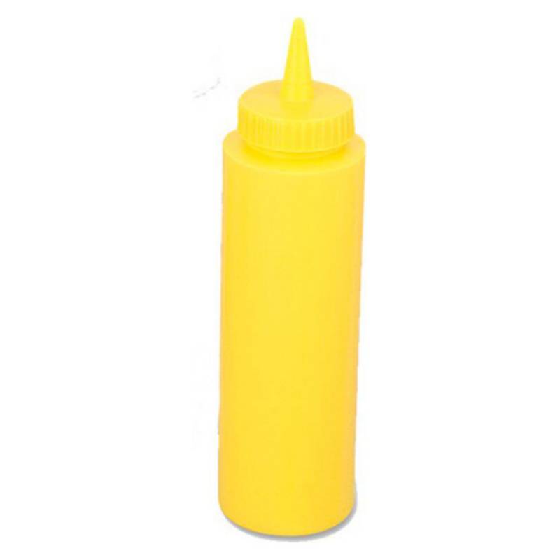 EKIPOTEL - Dispensador Salsa Plastico Amarillo 12 Oz - 355 Ml