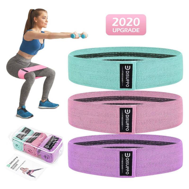 FITNESS SOLUTIONS - Set 3 Booty Bands (Tela)