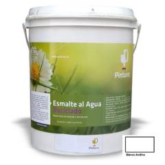 PINTUREC - Esmalte Al Agua Reciclado Pinturec Satinado Blanco