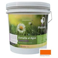 PINTUREC - Esmalte Al Agua RecicladoSatinado Naranj