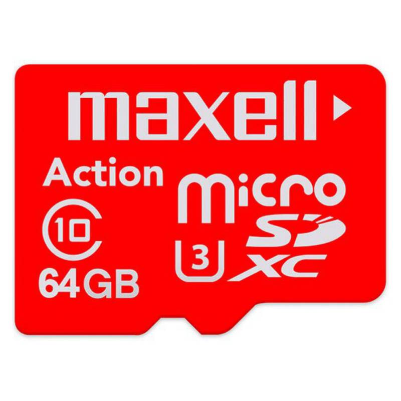 Maxell - Tarjeta Micro Sdxc 64Gb U3 4K Uhs 3 C/10