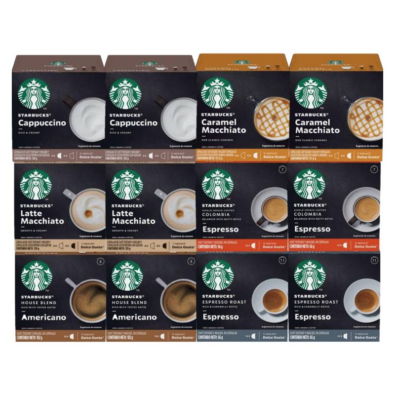 Starbucks Cappuccino Cápsulas Dolce Gusto X12 Capsulas