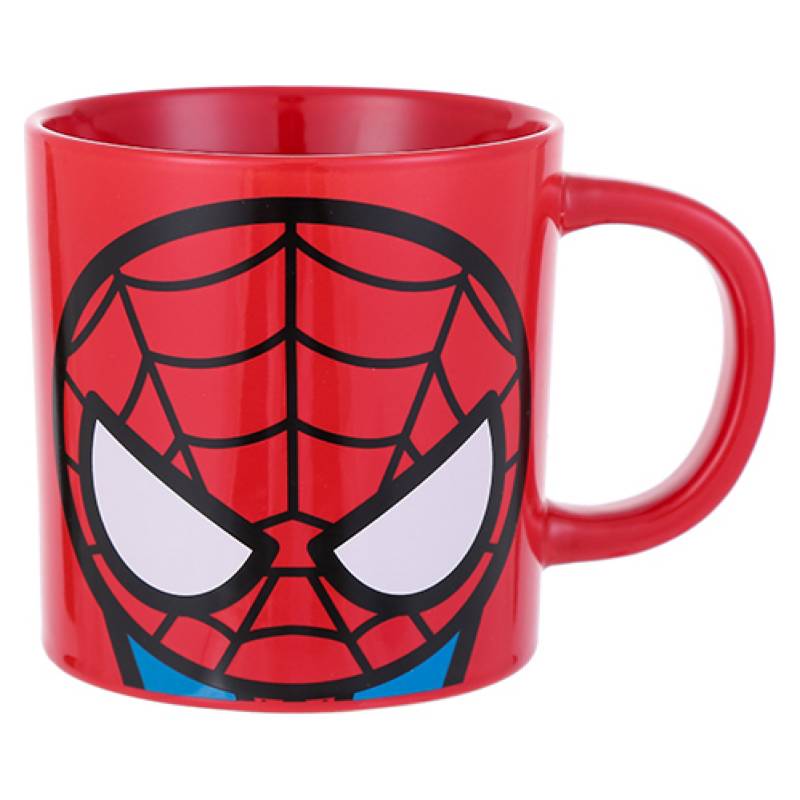 MINISO Taza Spiderman Rojo Serie Kawaii 400 Ml - Marvel