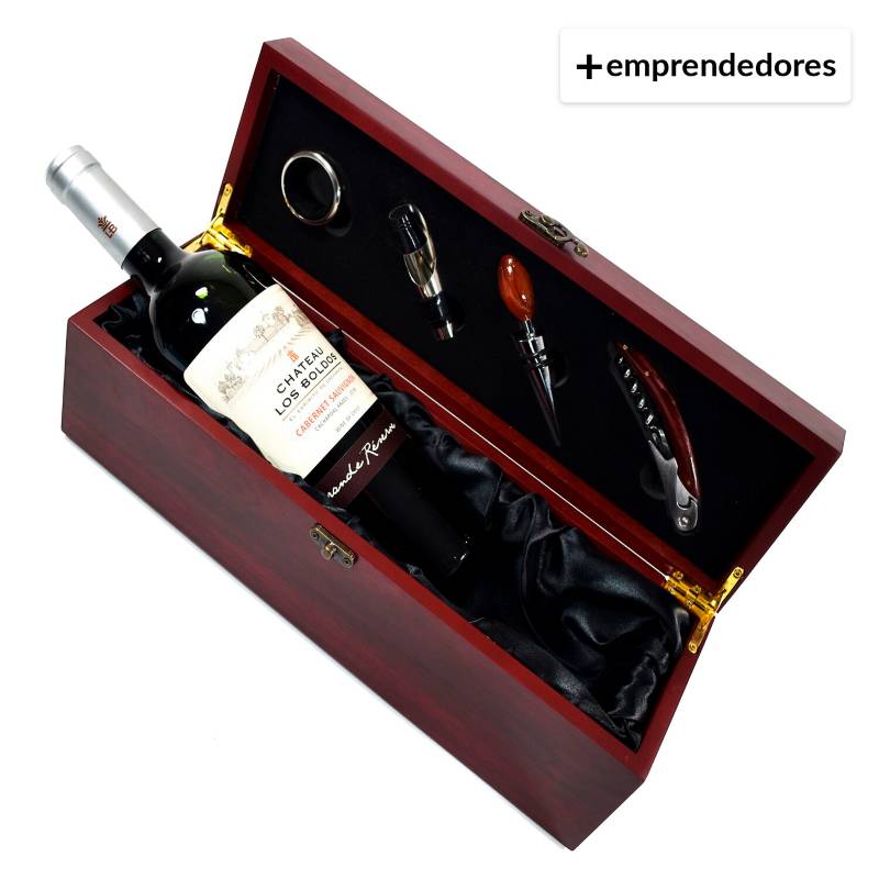 AVACANAO - Caja para Vino  Set  4 piezas   Vino de Lujo