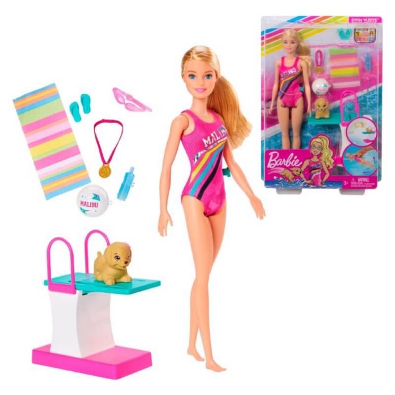 BARBIE - Barbie Dream House Adventure Barbie Nadadora