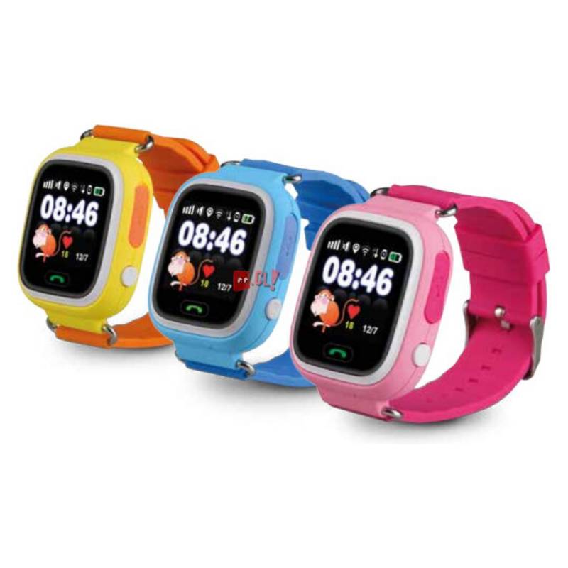 DBLUE - Smartwatch Reloj Para Niños Con Gps Amarillo