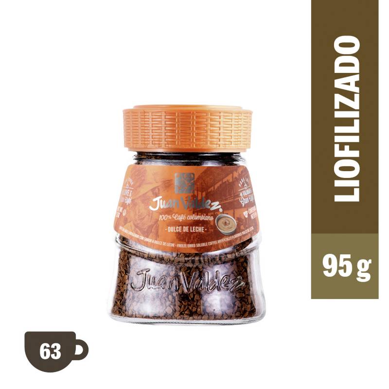 Juan Valdez Café Soluble Liofilizado Dulce de Leche 95 g