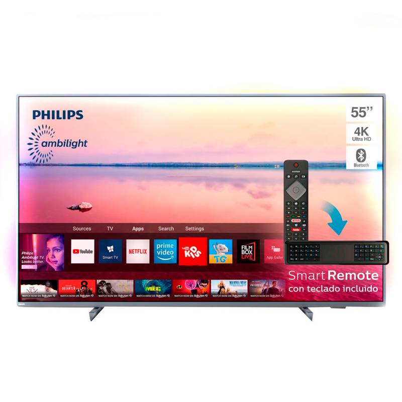 Philips - LED 55 PHILIPS Smart TV 4K Ambilight 55PUD6794/43